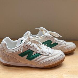 New Balance RC 42 Beige and Green Sneakers
